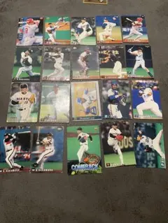 カルビープロ野球チップス 1999〜2002年 ベースボールカード　21枚