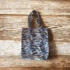 トラ柄フェイクファー風トートバッグ