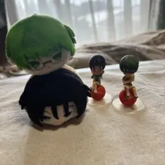 黒子のバスケ 緑間真太郎 高尾和成 もちもちマスコット ミニフィギュア