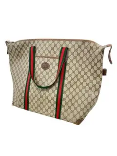 グッチ　ボストンバッグ　シェリーライン　インターロッキング　GGスプリーム