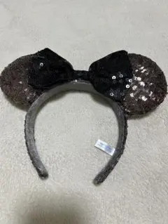 ミニーマウス ラメ付きカチューシャ