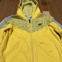 NIKE ジップアップパーカー イエロー 100cm