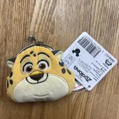 ディズニー ズートピア クロウハウザー フェイスがま口ポーチ