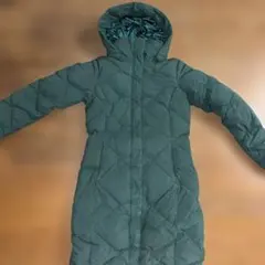 未使用に近いThe North Face ロングダウンジャケット グリーンXS