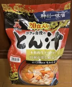神州一味噌 コクが自慢のとん汁 20食【賞味期限:26.07】のサムネイル