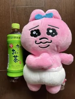 おぱんちゅうさぎ　胸にポンポン当てるBIGぬいぐるみ
