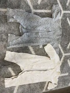 宇宙柄ロンパース2着セット ユニクロ80