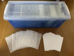 DVD CD ゲームソフト　ケース　DVDケース付き　収納ボックス　ナカバヤシのサムネイル