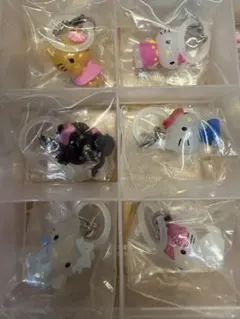 【匿名発送】ハローキティ　めじるしアクセサリー　コンプリートセット