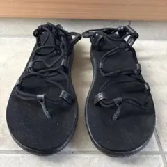 黒 スポーツサンダル