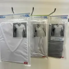 AIRism VネックTシャツ XXL 3着セット
