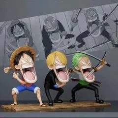 ワンピース　ルフィ　サンジ　ゾロ　フィギュア　海外製