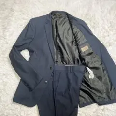 ZARA MAN ザラマン　セットアップ　スーツ　ネイビー　46 M