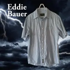 【Eddie Bauer エディーバウアー】半袖シャツ ストライプ〈メンズ〉