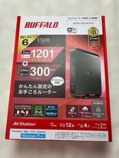 【特】BUFFALO WSR-1500AX2L Wi-Fi 6 ルーター 本体のサムネイル
