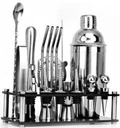 【新品】カクテル シェイカー セット 20点セット 初心者用