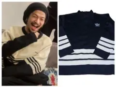 希少 80~90s adidas originals ニット セーター 常田大希