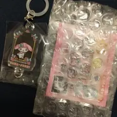 サンリオキャラクターズ　つながるめじるしチャーム　マイメロディ　２個