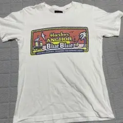 ブルーブルー　blueblue tシャツ Mサイズ　ホワイト　白 ハリランのサムネイル