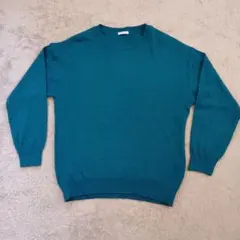 CINEMA CLUB クルーネックニット ブルー LL