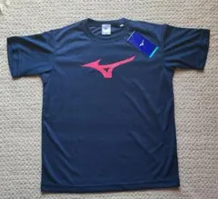 Mizuno Tシャツ 150 ネイビー/ピンクのサムネイル