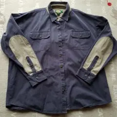 Cabela's カベラス ネイビー長袖シャツ 2XL