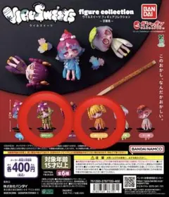 ウイルスイーツ フィギュアコレクション 甘味処 カスタードたいやき、抹茶あんみつ