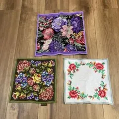 フェイラー&レイクアルスター　タオルハンカチ4枚　中古品（1枚追加）