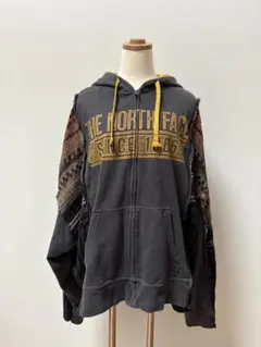 【値下げ中✨】古着リメイク パーカー