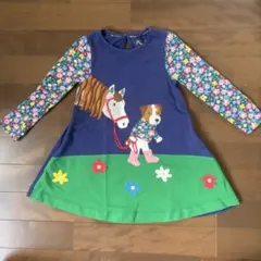 MiniBoden 刺繍ワンピース　98cm 2-3Yのサムネイル