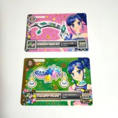 アイカツカード　霧矢あおい　アクセサリー　セット