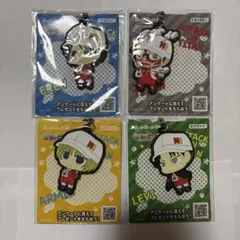 進撃の巨人 ラバーキーホルダー リヴァイ エレン アルミン 超大型巨人 非売品