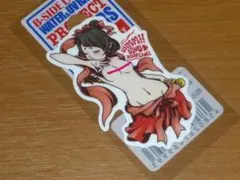 廃版 天女「うん」美女FOORIDERスモールステッカーB-SIDE LABEL