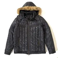 00s Y2K ナイロンジャケット ファー 単丈 グランジ 平成初期 お兄系