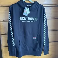 BEN DAVIS ブラック パーカー Lサイズ新品タグ付き