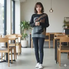 希少/レトロ】Breckenridge 総柄ラメニット セーター モヘア混 9