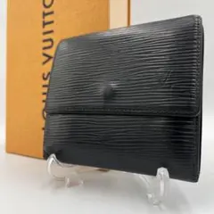 LOUIS VUITTON　折り財布　エピ　ブラックのサムネイル