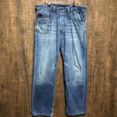 00s DIESEL　ディーゼル　デニムパンツ　W34 ブルー　Y2K P15