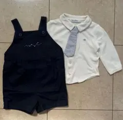 familiar ベビー服　70サイズ　オーバーオール　長袖シャツ　セレモニー
