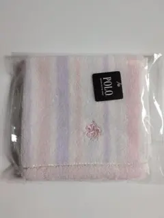 POLO ピンク　タオルハンカチのサムネイル