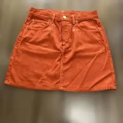 LEE　コーデュロイ　台形ミニスカート