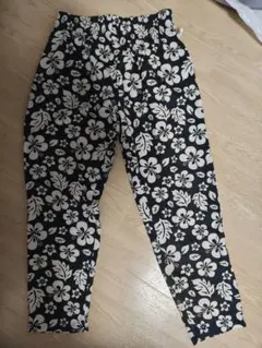 COOKMAN シェフパンツ XLサイズ ハイビスカス柄