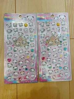もちもちぱんだ　ジュエルプチドロップシール