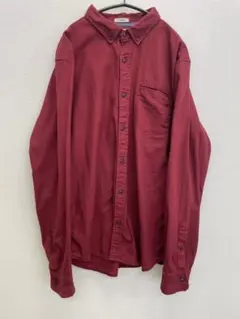 Levi's リーバイス 長袖シャツ L 赤系 ボタンダウン 古着 アメカジ