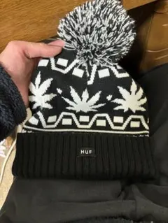 HUF 総柄　雪の結晶柄　punkandyo FTC hockey fti