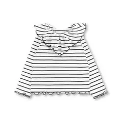 【美品】ブランシェス　ボーダー　長袖　ロンT　襟つき　トップス　　100cm