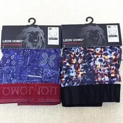 LEON UOMO メンズ ビキニブリーフ Mサイズ 2枚セット