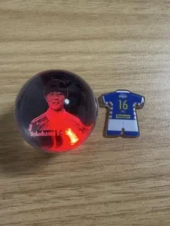 横浜Ｆ・マリノスグッズ セット　渡辺皓太　藤田譲瑠チマ　(LEDの台付属)