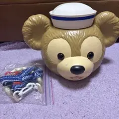 【美品】【新品購入】ダッフィー　顔型　ポップコーンバケット