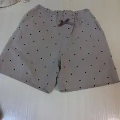 branshes 半ズボン 140サイズ ベージュ ドット柄